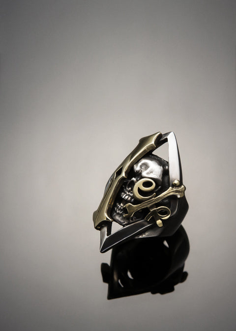 Let's Ride Collection | 1%er Skull Rider Ring