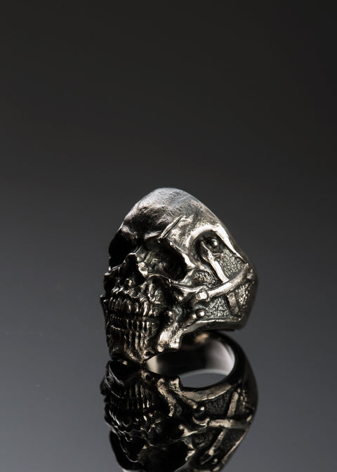 Covid-19 Mask Skull Ring