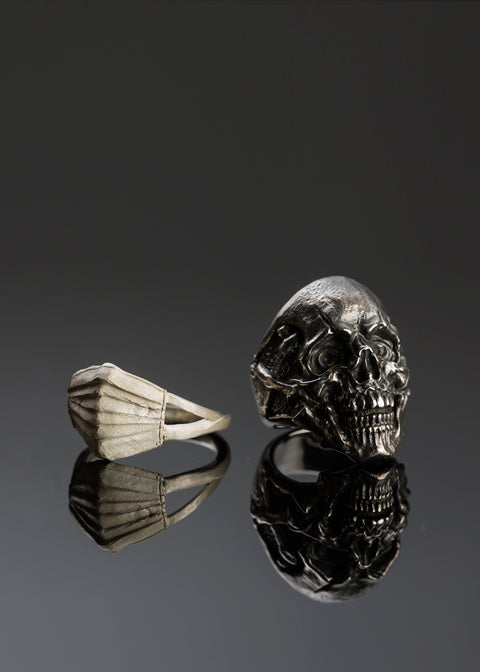 Covid-19 Mask Skull Ring