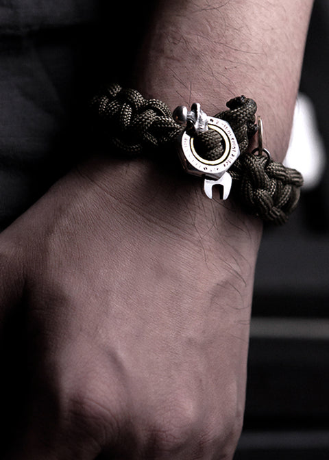 Nut Wrench Paracord Survival Bracelet | Let's Ride Collection
