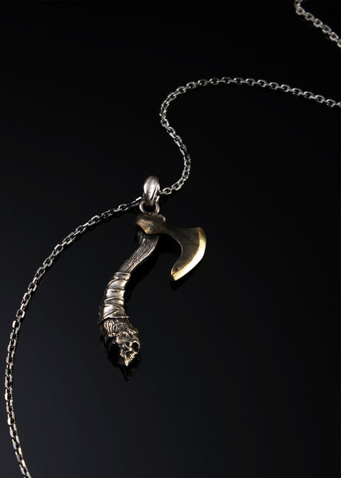 Axe Skull Necklace | Standard Collection