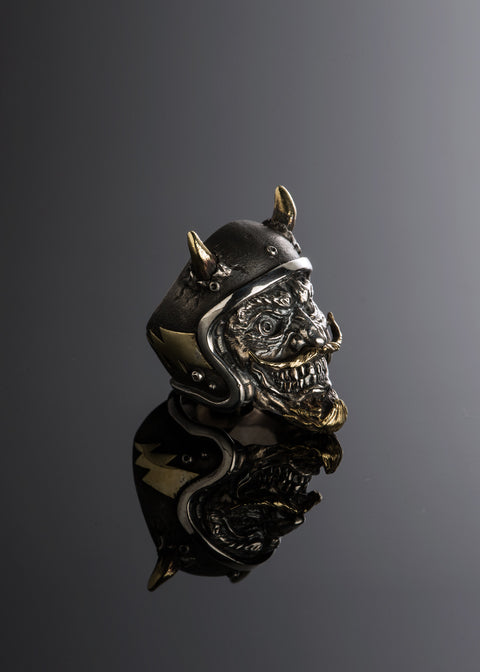 Let's Rides! Demon Helmets Skull Ring