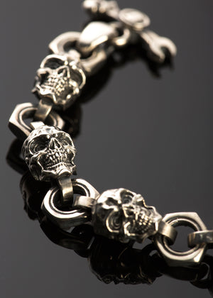 Skull L Type Bracelet | Let's Ride Collection