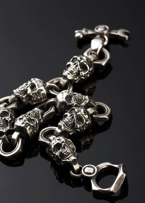 Skull L Type Bracelet | Let's Ride Collection