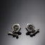 Nut Cufflink with skull and bone | Let's Ride Collection