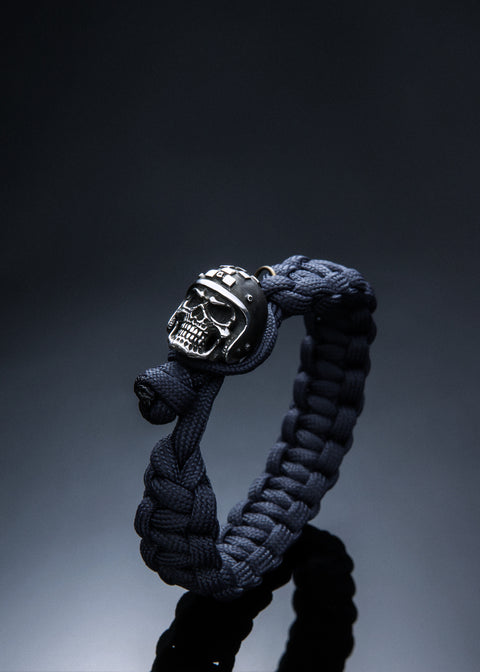 Helmet Skull Survival Bracelet | Let's Ride Collection