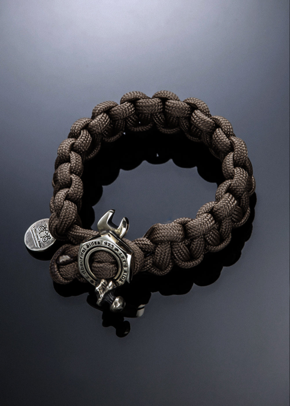 Nut Wrench Paracord Survival Bracelet(Brass) | Let's Ride Collection
