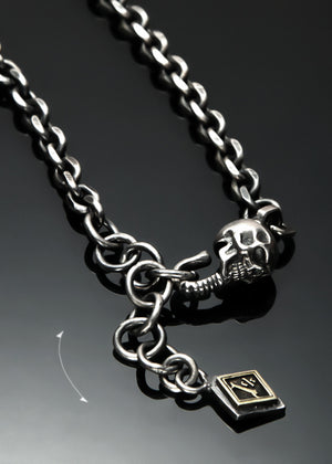 Movable Piston Skull Necklace | Let's Ride Collection