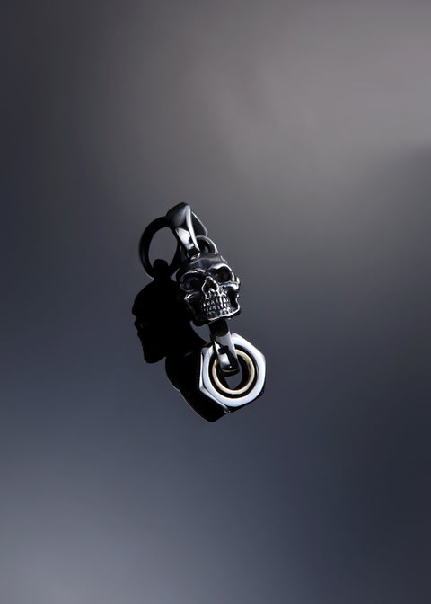 Movable Piston Skull Necklace S Type | Let's Ride Collection