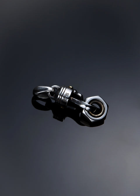 Movable Piston Skull Necklace S Type | Let's Ride Collection