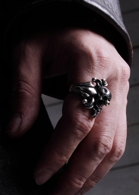 Joker Skull Ring(L) | Abnormal Circus Collection