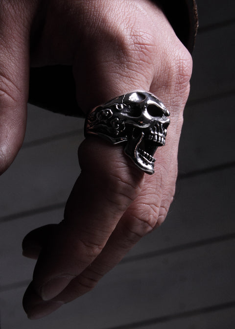 Roaring Skull Ring | Standard Collection