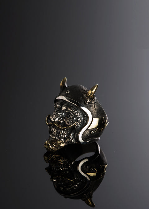 Let's Rides! Demon Helmets Skull Ring