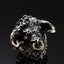 Chinese Zodica Sharp Corner Ox Ring